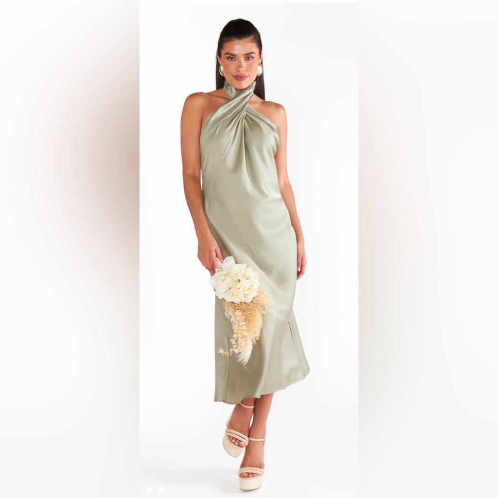 Show Me Your MuMu Jasmine halter midi dress